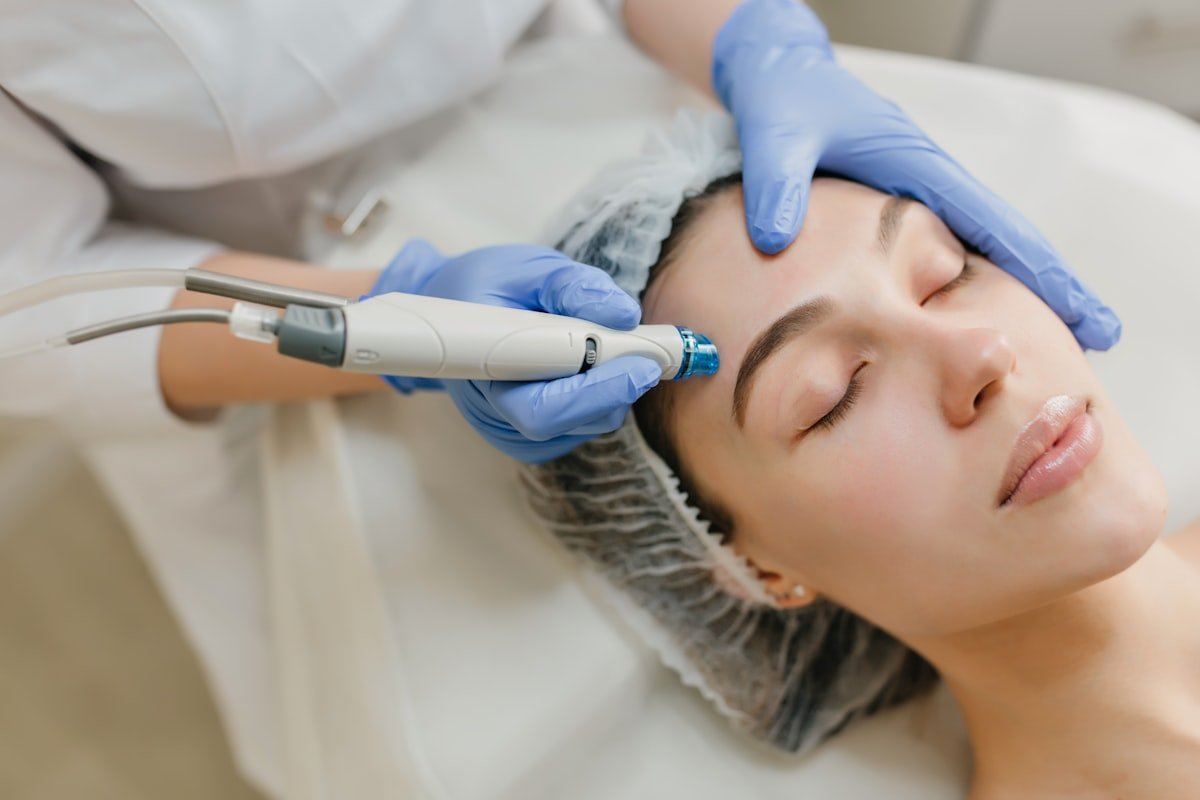 Aesthetic clinic skincare treatment